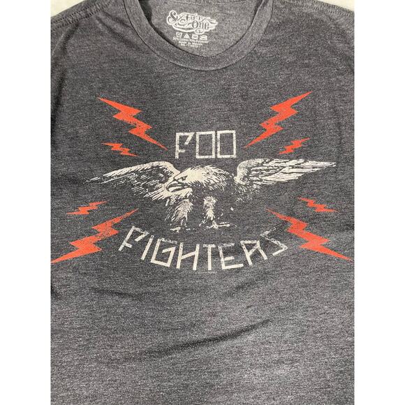 Foo Fighters Eagle Graphic Tee Heather Gray Size S - Picture 5 of 6